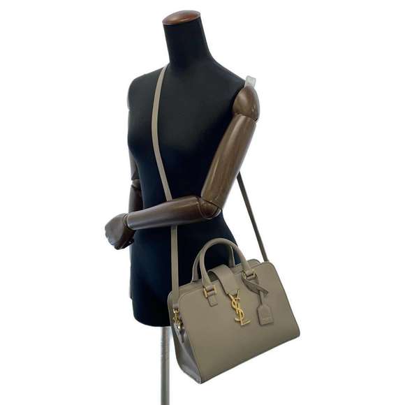 Saint Laurent Paris Handbag Baby Cabas Gray - Picture 4 of 10